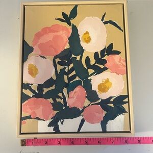 Opalhouse Artistic Canvas with Vibrant Flower